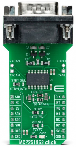 MCP251863 Click | Microchip Technology