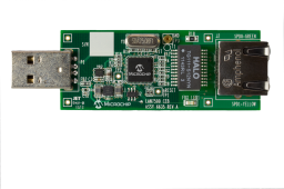 EVB-LAN7500_LAN7500-High-Speed-USB-2.0 to 10-100-1000 Ethernet Evaluation Board_front_transparent.png